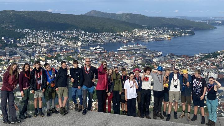 Troppen i Bergen, Norge 2023.